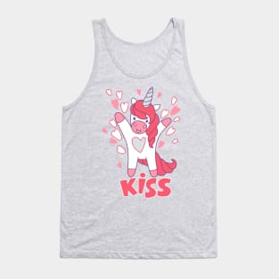 Kiss Unicorn Tank Top